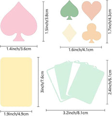playing cards metal stencil