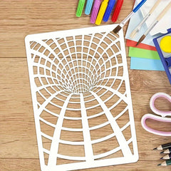 spray paint stencil for furniture design
