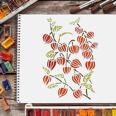flower painting stencil
