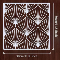 large leaf stencil for crafts
