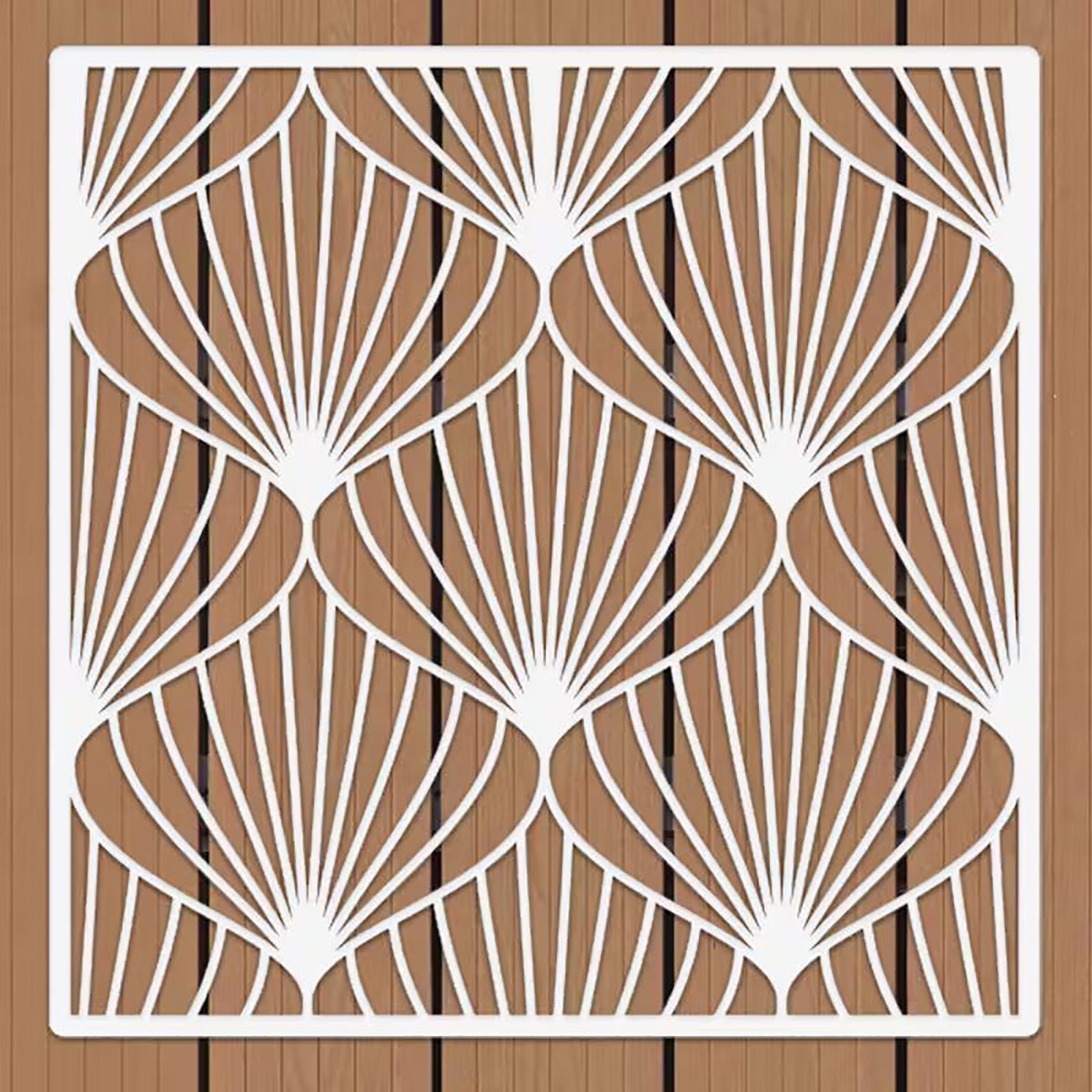 leaf stencil for fabric and wood