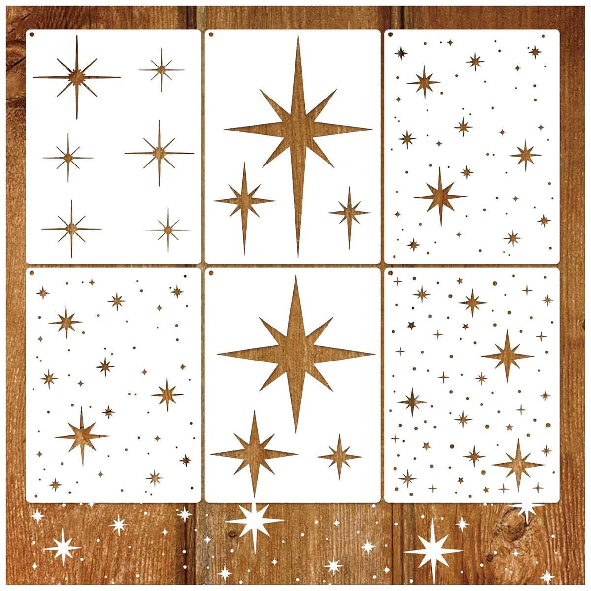 twinkle star stencil for wall painting