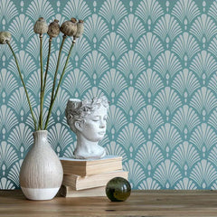 large leaf stencil for home decor