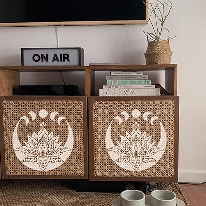 yoga wall stencil
