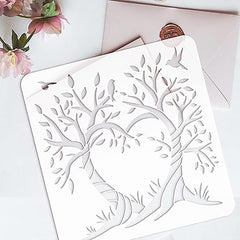 tree of life stencil for diy crafts