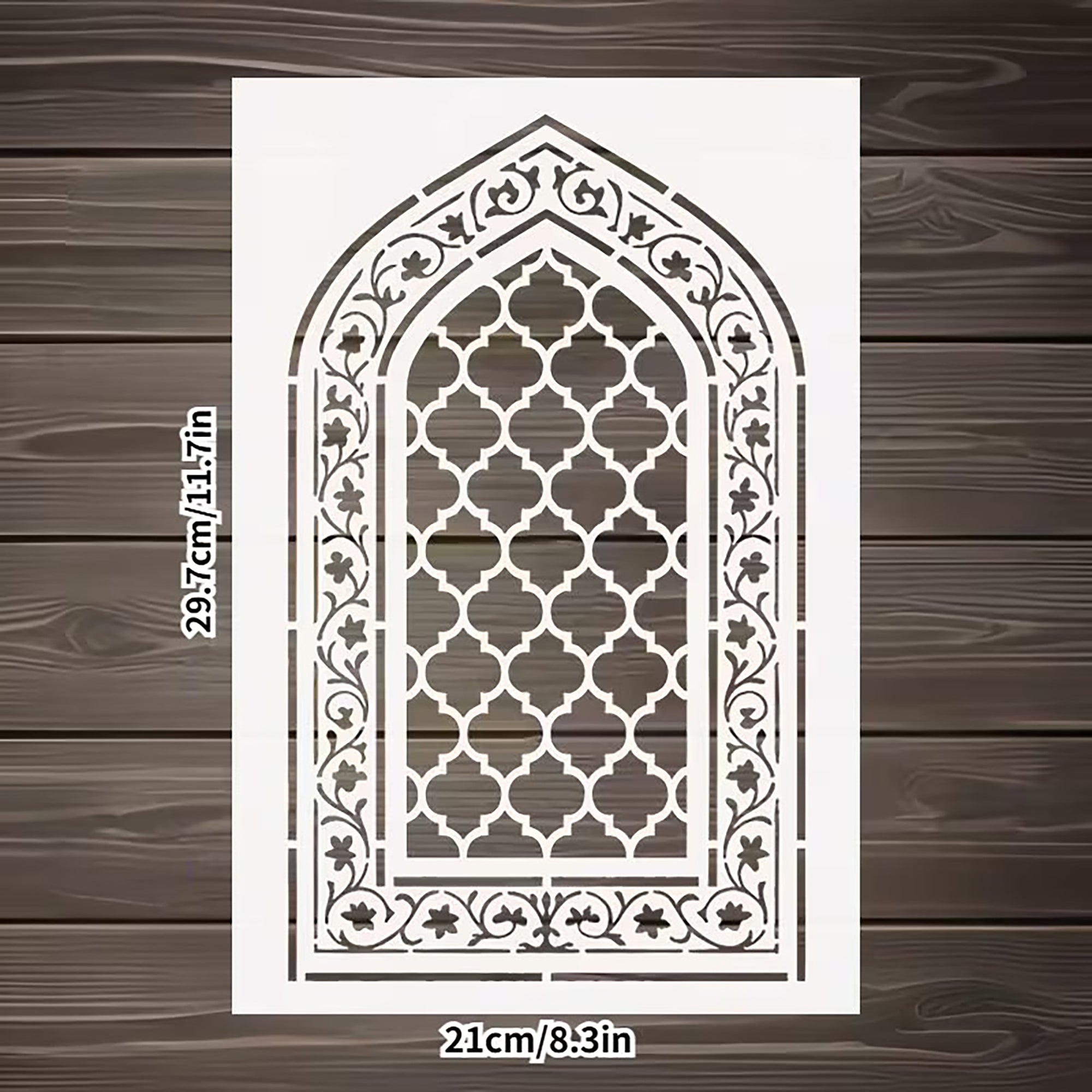 arabic geometric stencil