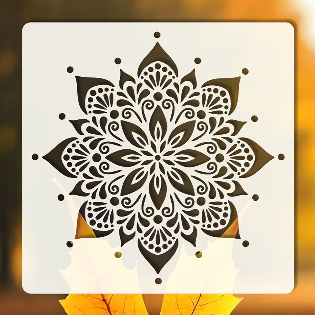 6 inch mandala stencil for painting