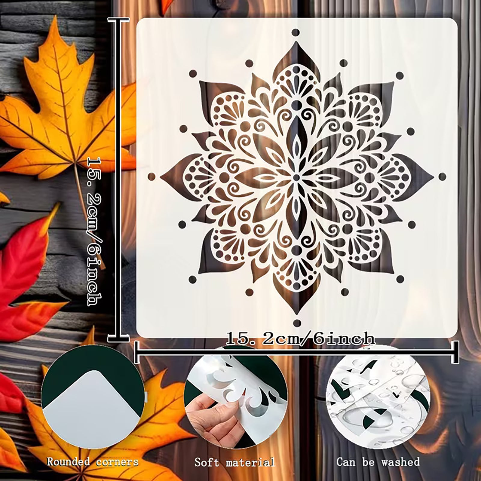 sacred geometry stencil for diy craft