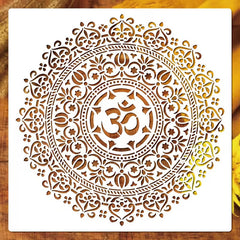 extra large mandala stencil for wall painting