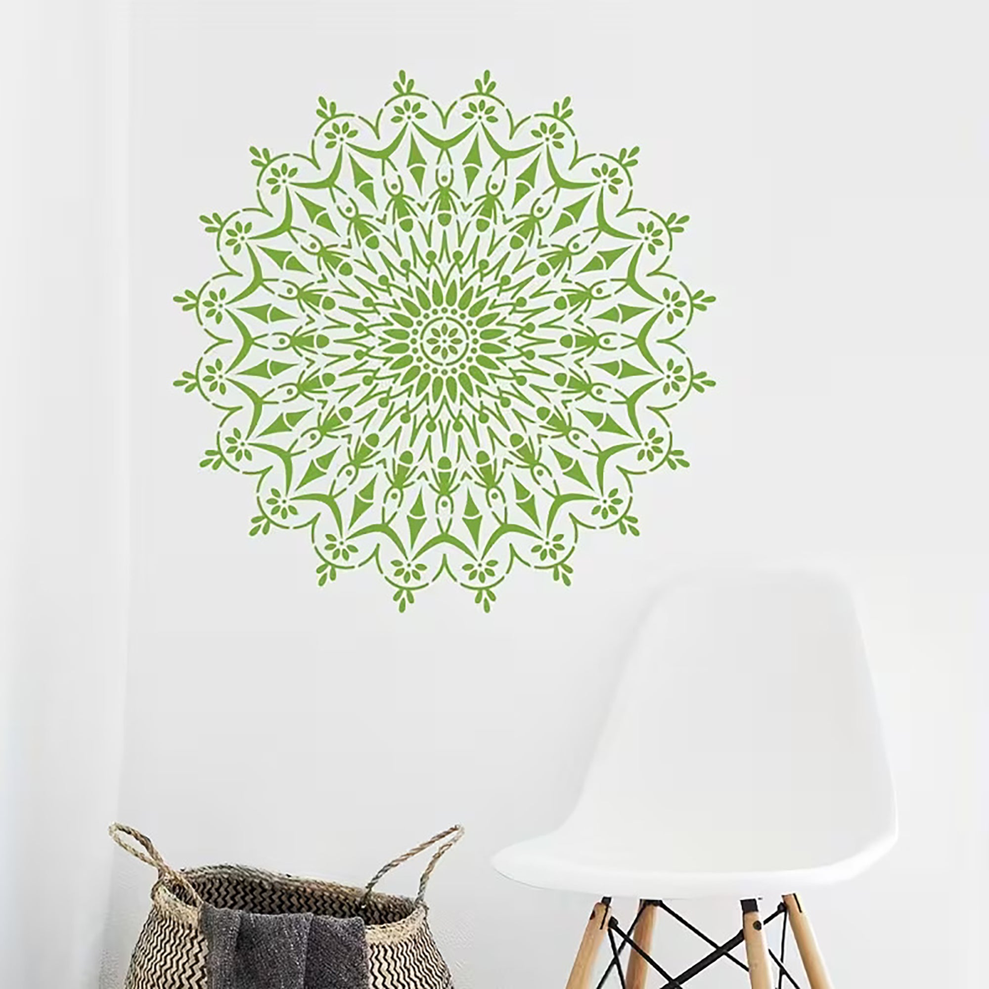 quarter stencil for full mandala creation
