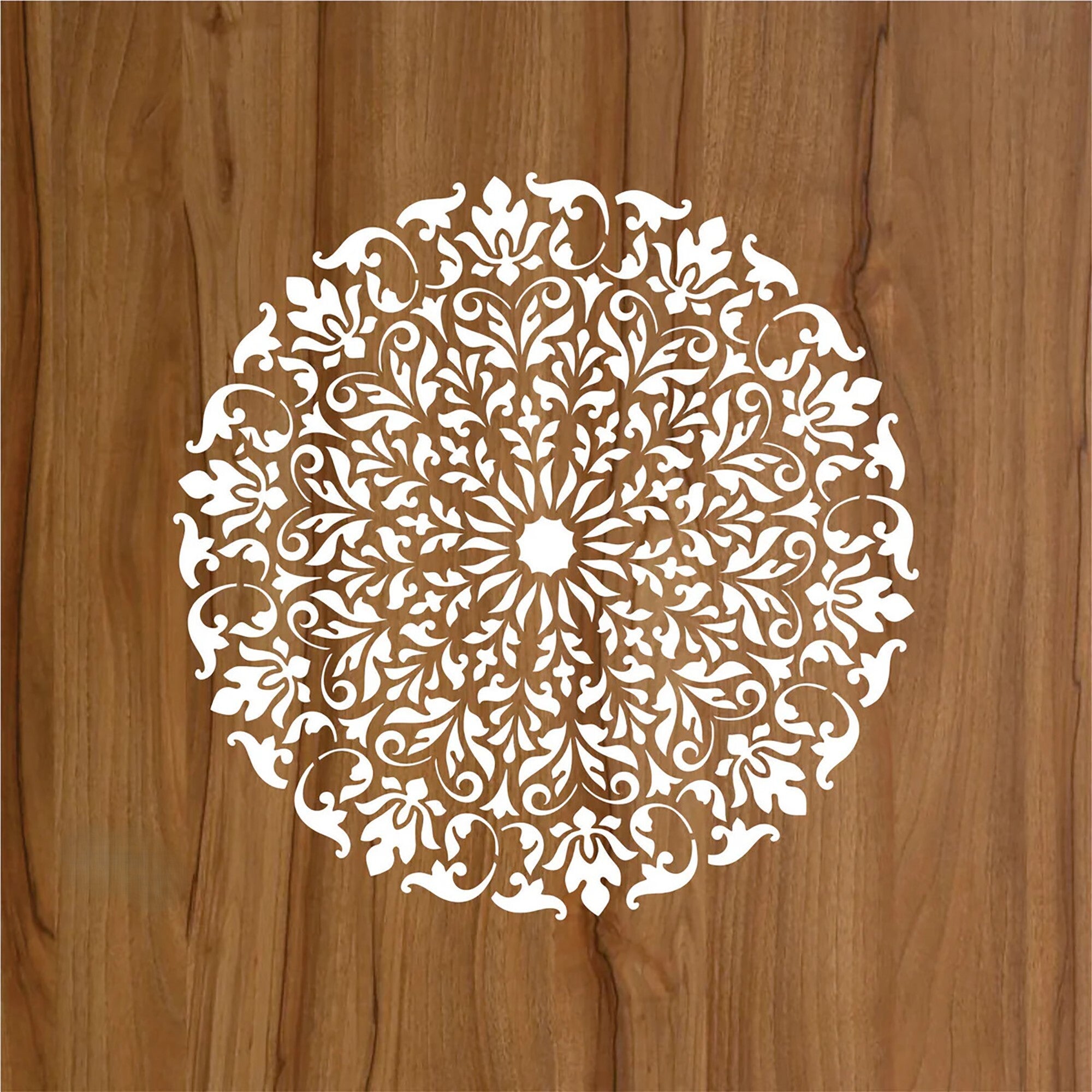 desen mandala pet plastic painting stencil