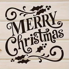 christmas template for canvas and home decor
