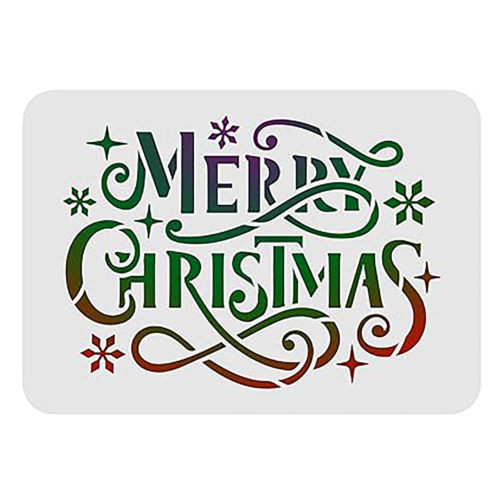 merry christmas stencil

