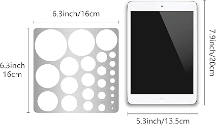 metric circle template