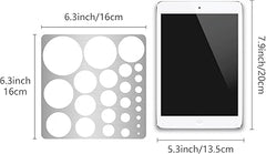 metric circle template