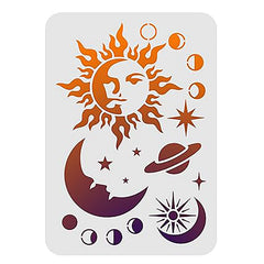 moon stencil
