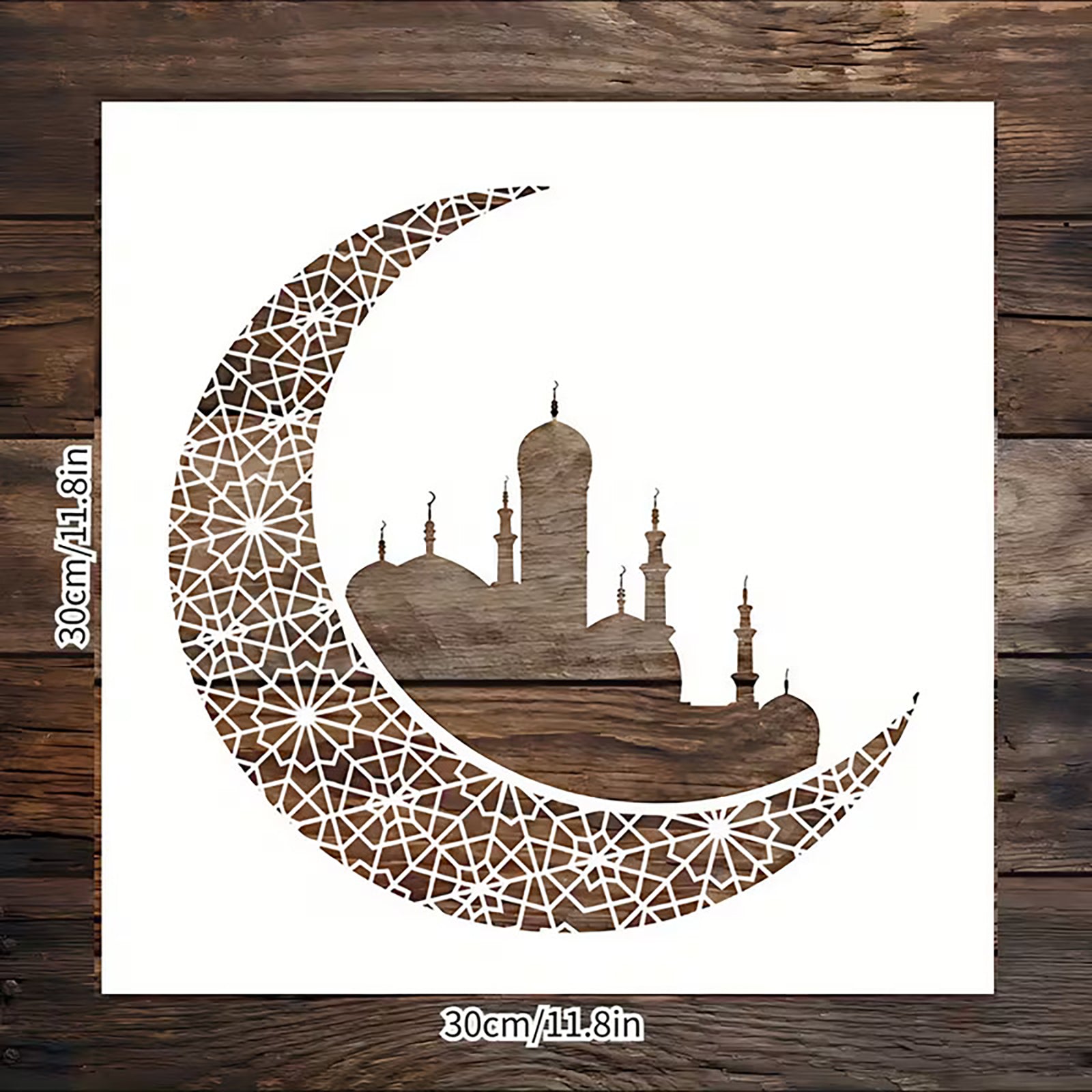 ramadan eid wall painting stencil
