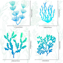 ocean shell stencil