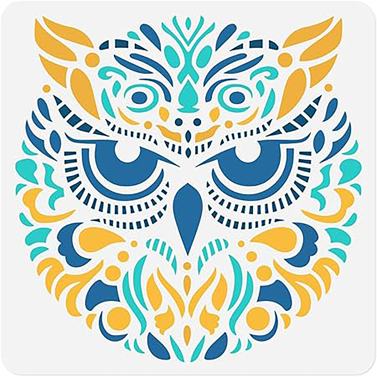 owl stencil diy

