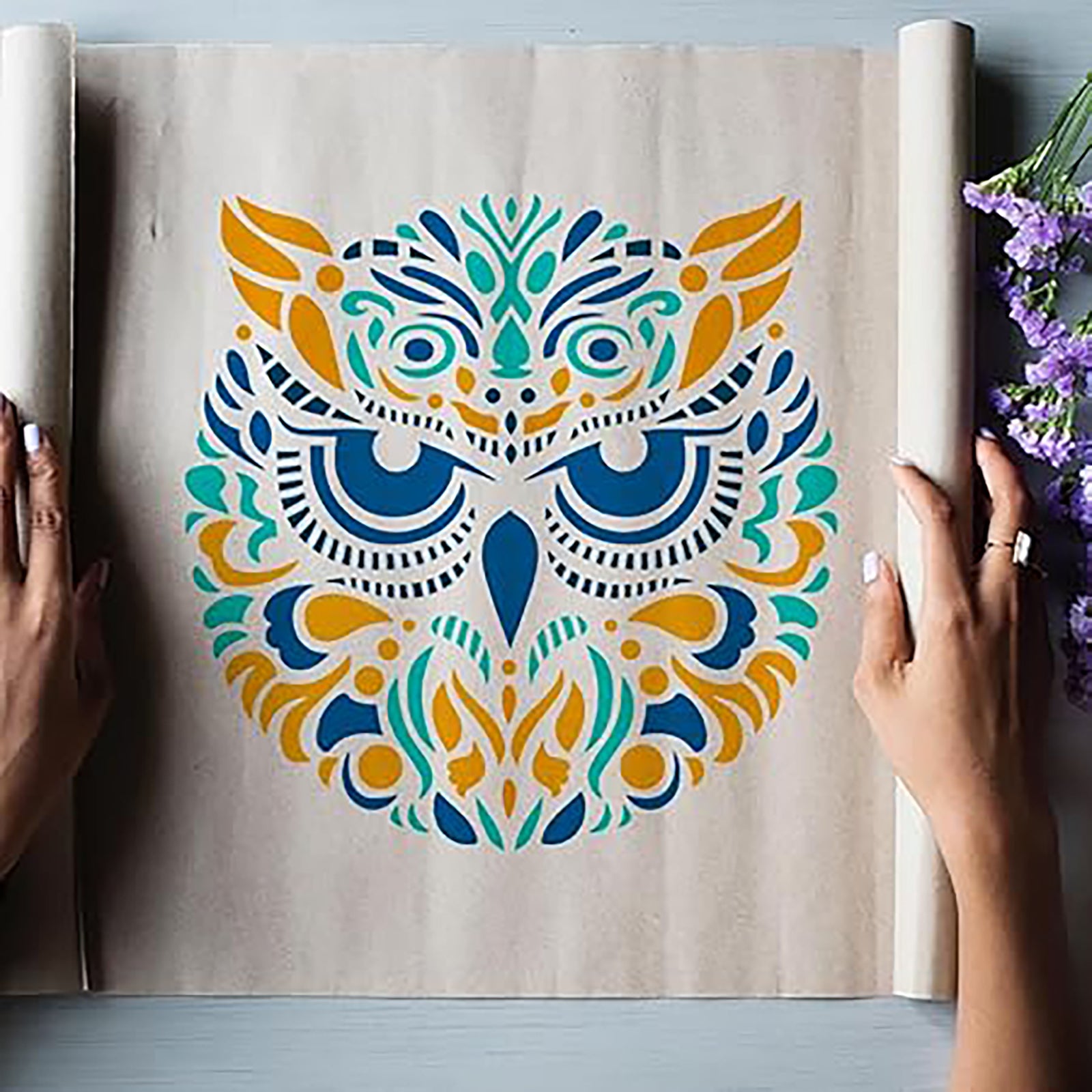 pet plastic stencil
