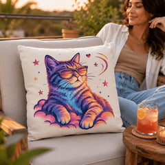 Cool Cat PET Painting Stencil for DIY Art & Craft Reusable Plastic Template for Wall Furniture Canvas Wood & Fabric Pack of 1Cliths