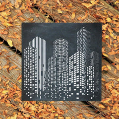 Skyscraper Stencils for Wall & Floor Décor
