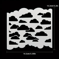 Reusable Stencil for Cloud Design Art
