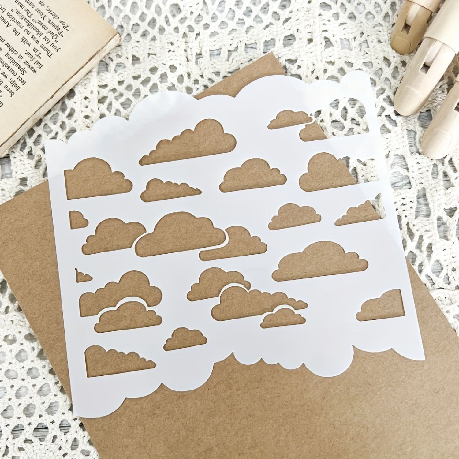 PET Plastic Stencils for Home Décor & Crafts