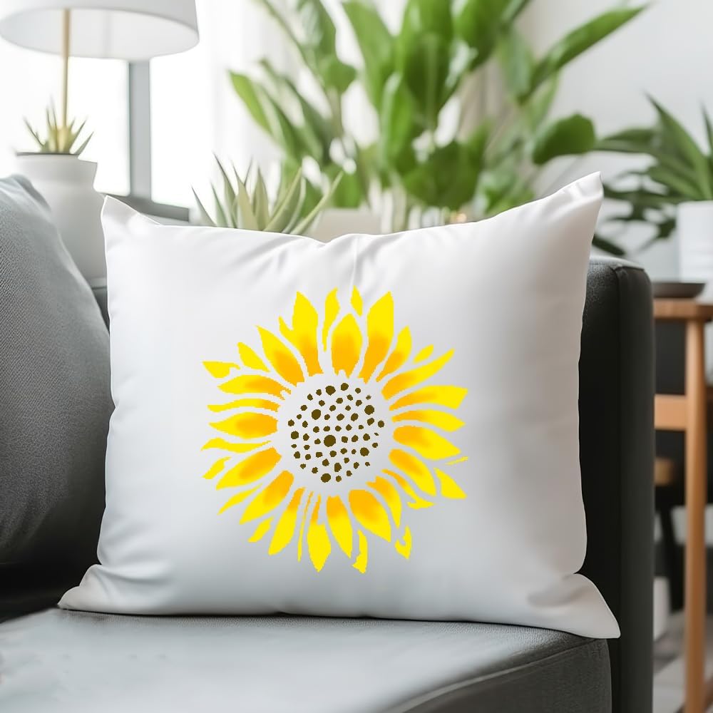 big flower stencils for fence and furniture