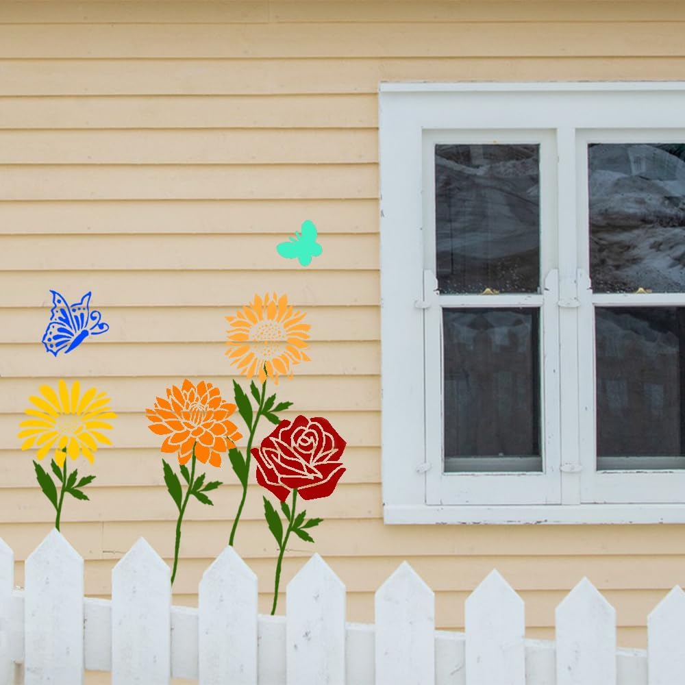 Transform plain surfaces into artistic floral creations