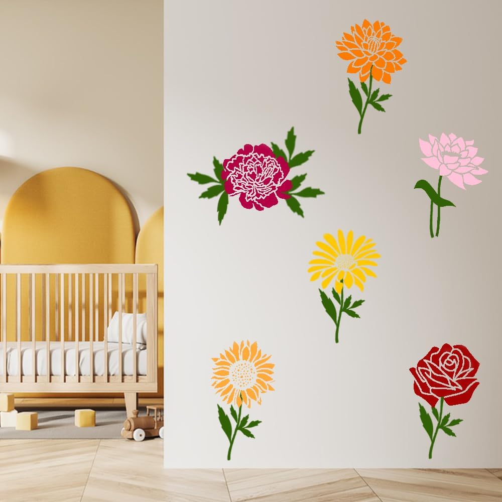 These stencils work beautifully on multiple