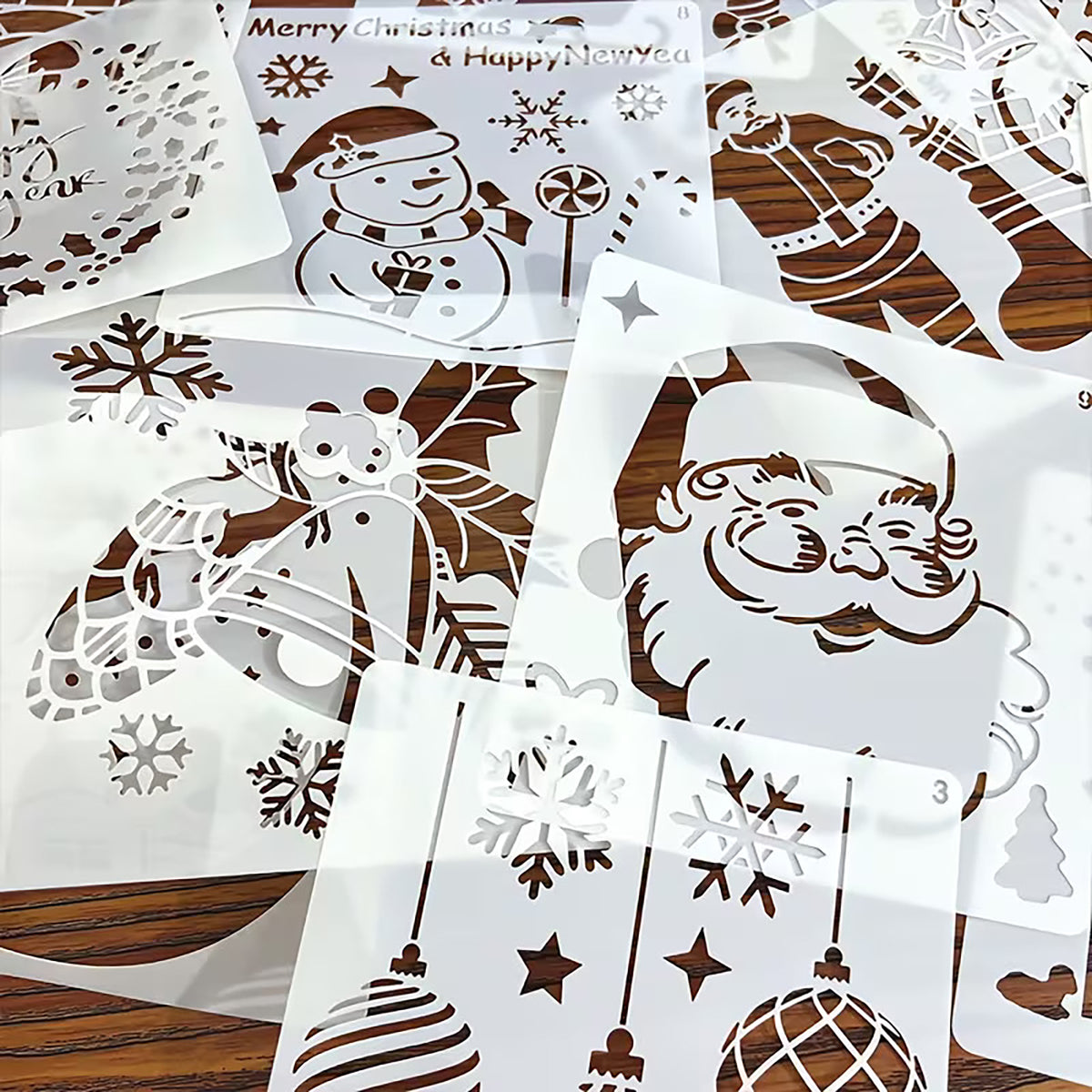 christmas stencil set for painting
