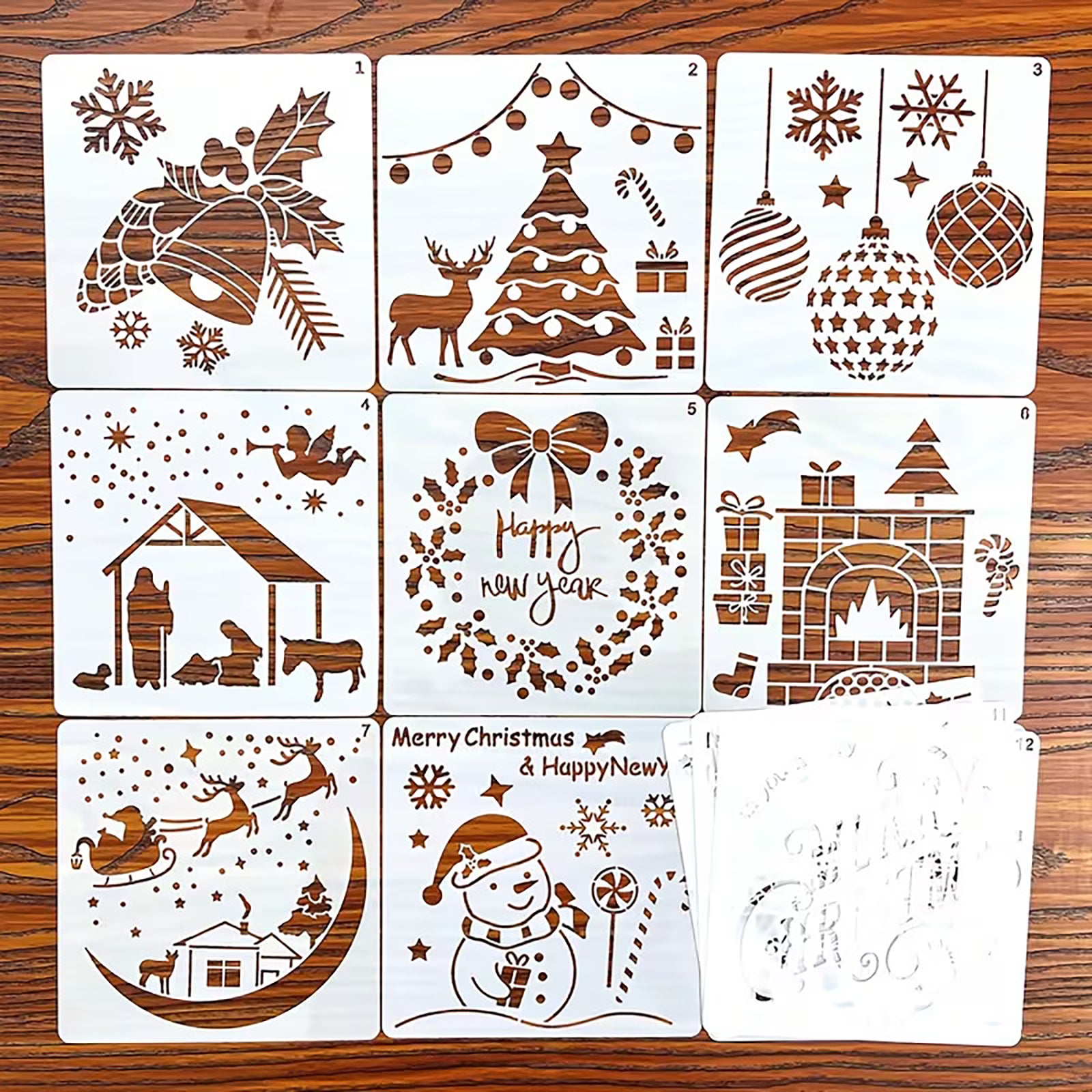 small holiday craft stencils
