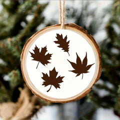 Thanksgiving leaf stencil