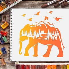 forest animal stencil

