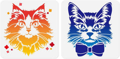 cat stencil diy
