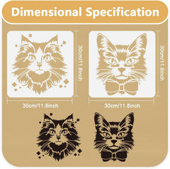 kitten face stencil
