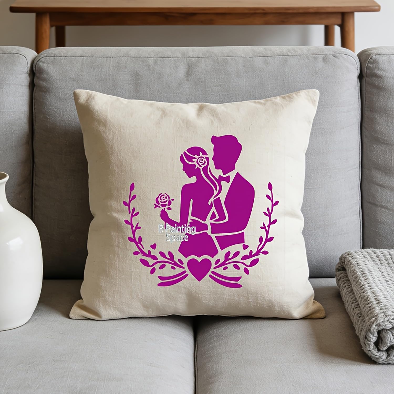 wedding craft stencil reusable