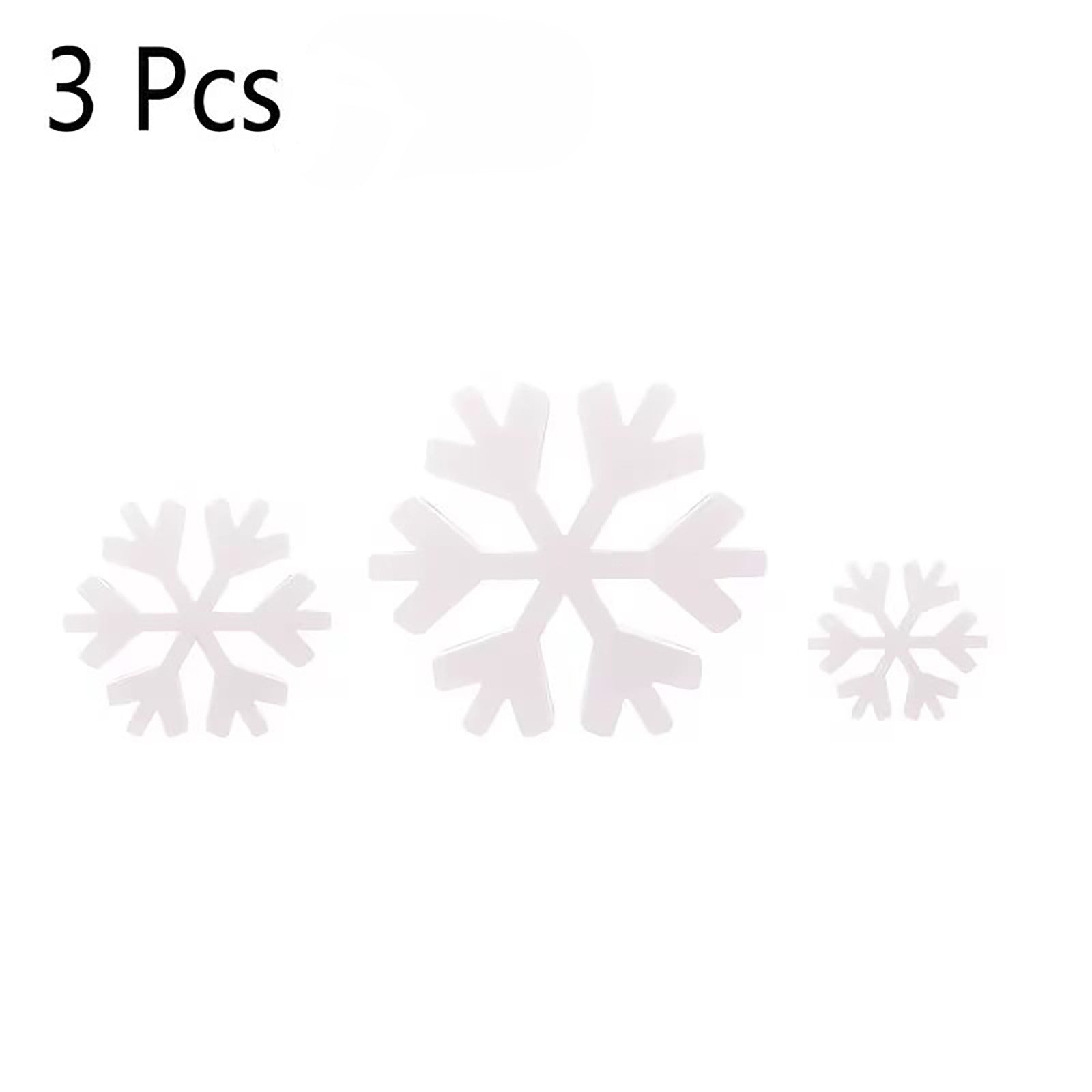 Place these snowflakes on tiered trays, mantels, bookshelves,