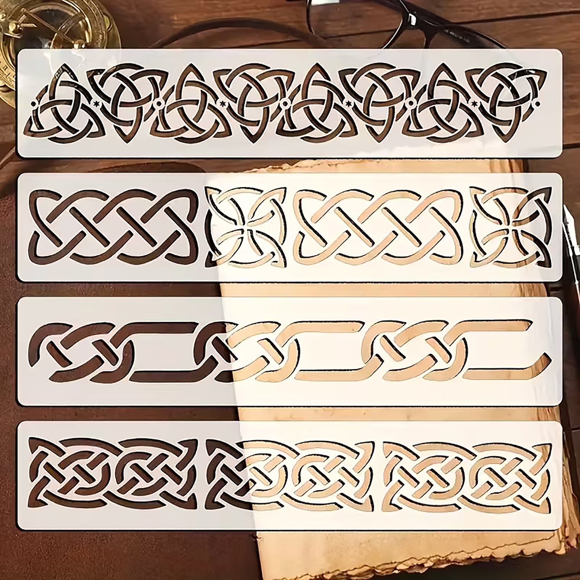 celtic stencil border

