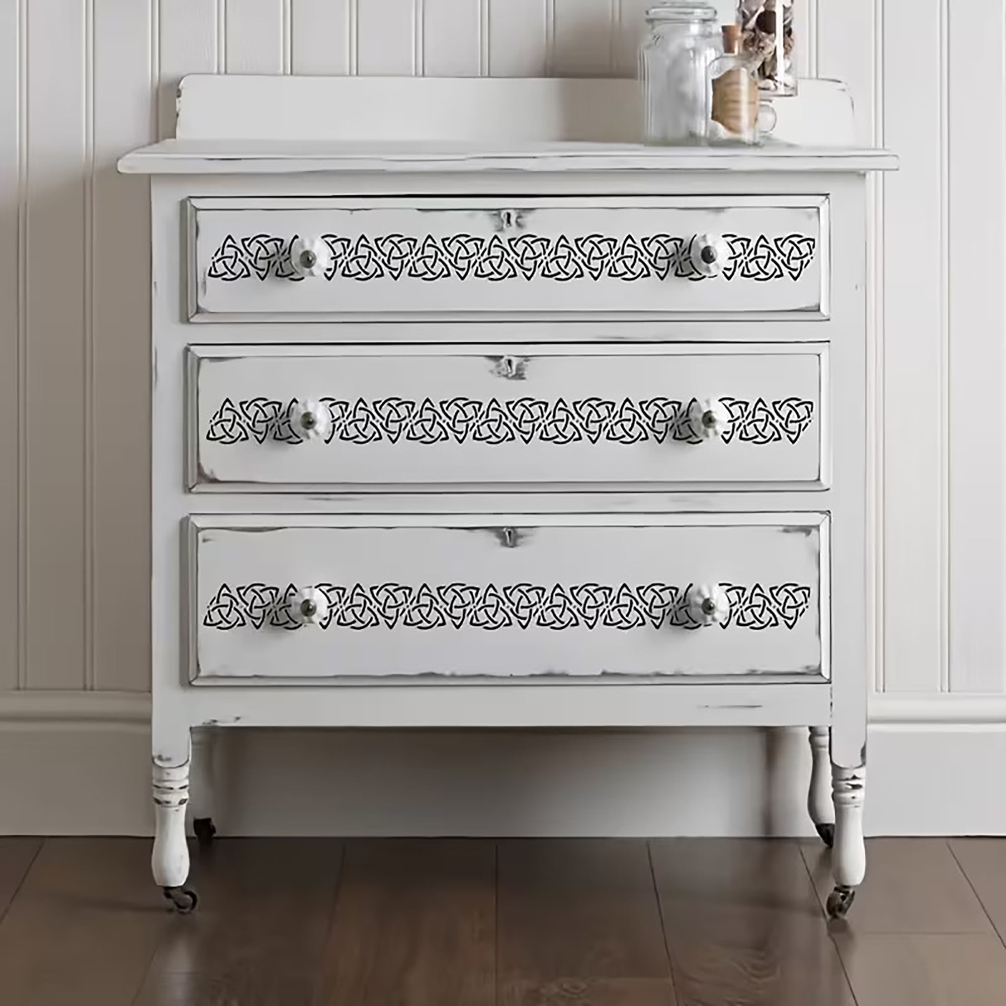 mdf craft stencil border
