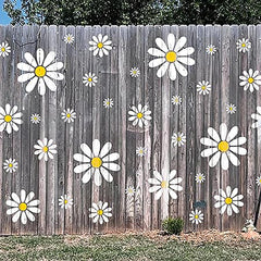 spring floral stencil for diy craft