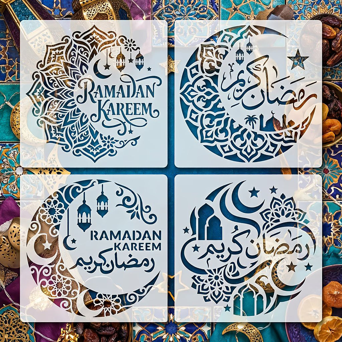ramadan stencil diy
