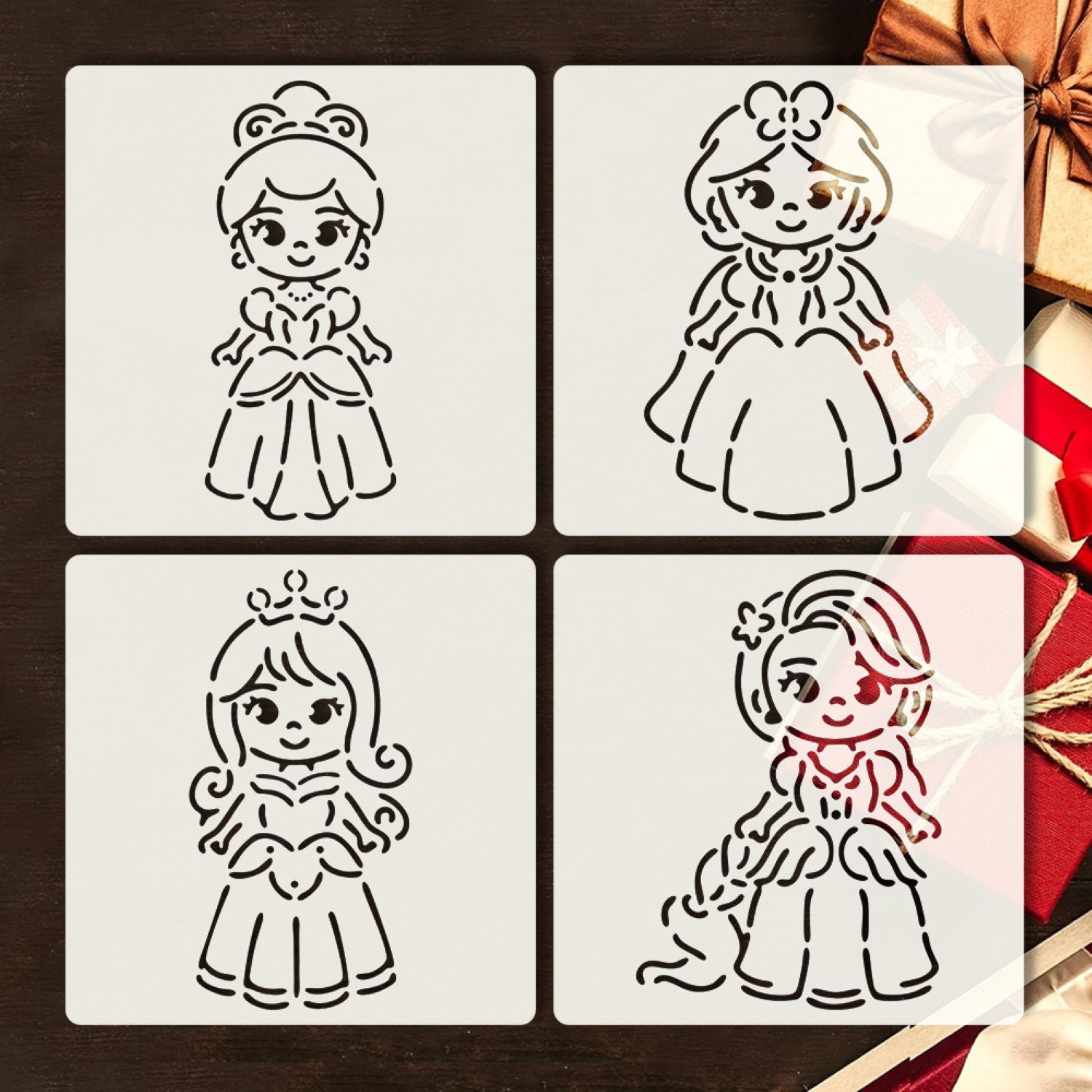 Kids Stencil Set for Scrapbooking