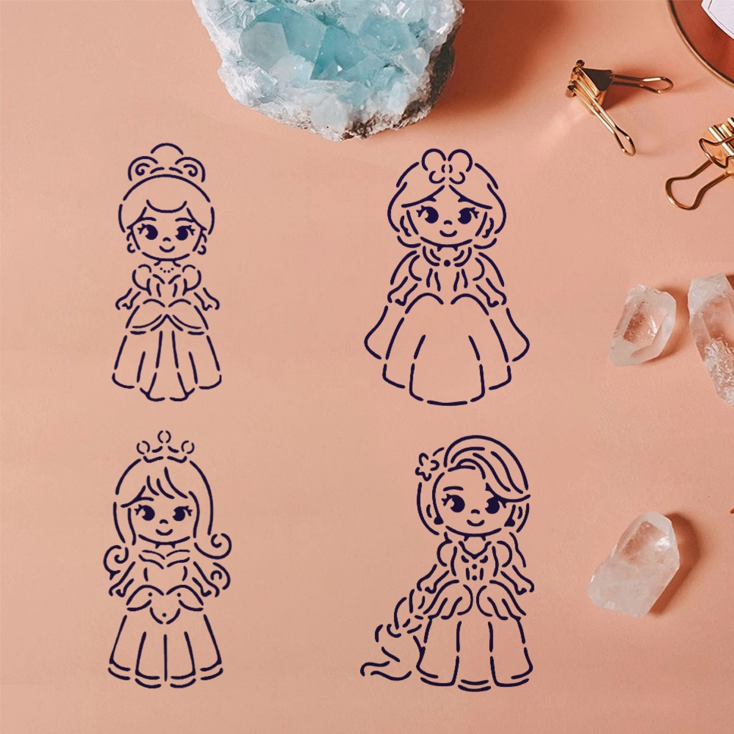 Plastic Stencils for Painting Crafts