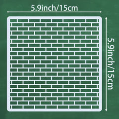 Brick pattern stencil