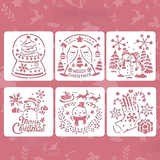 christmas stencil diy
