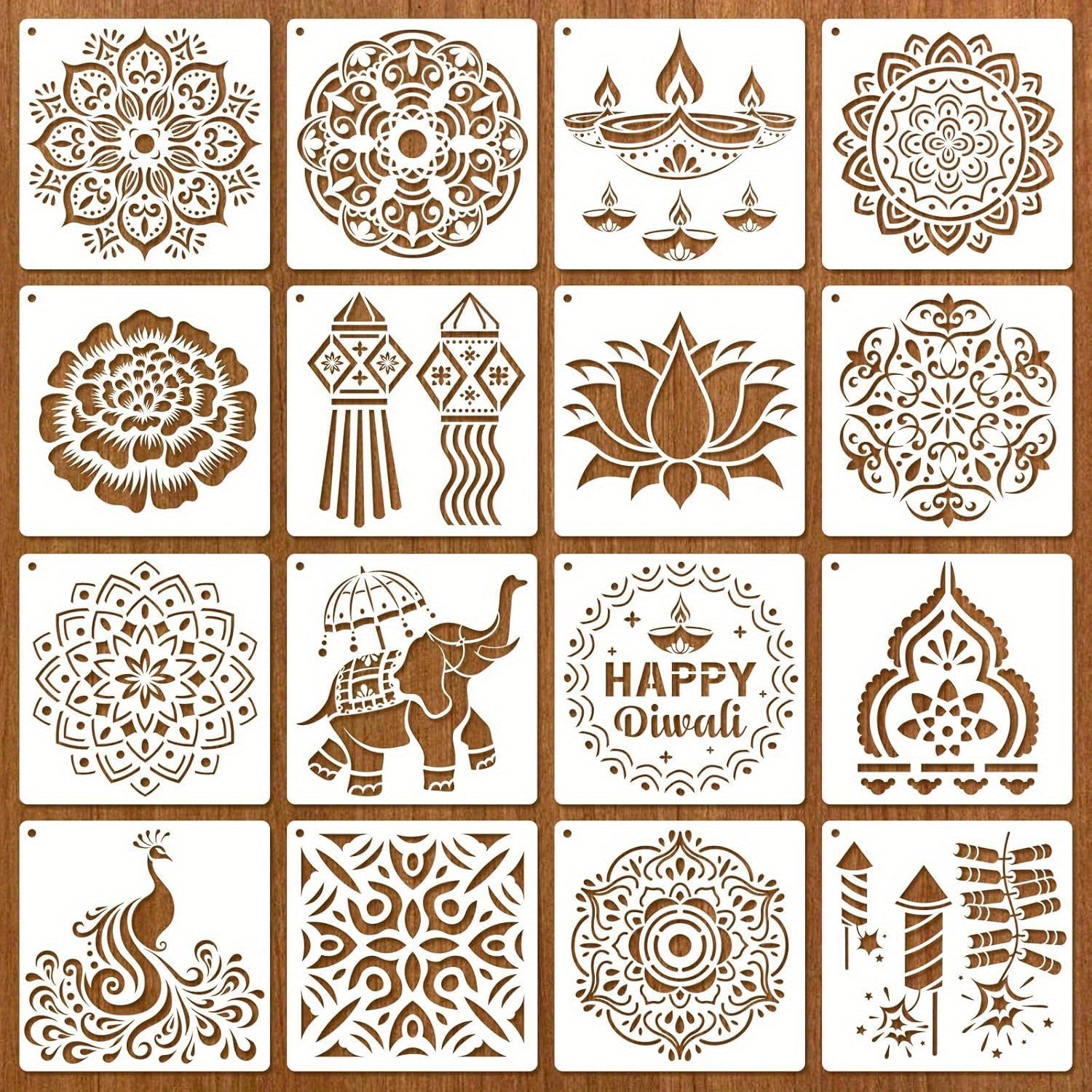 diwali decoration stencils