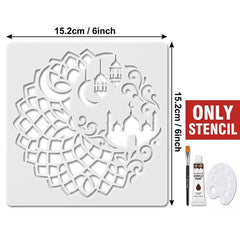 mandala stencil plastic

