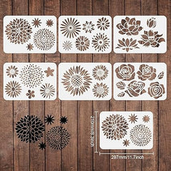 floral craft stencil
